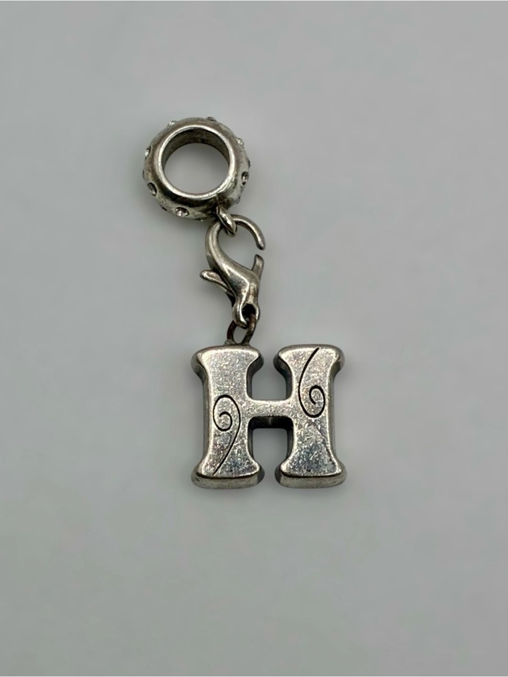 Brighton Silver-Tone Letter H Initial Dangle Charm